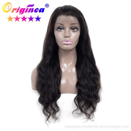 Cheap Virgin Human Hair lace front wig for black women